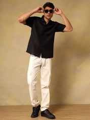 Kotty Comfort Spread Collar Linen Regular Fit Shirt