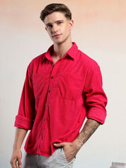 Kotty Men Sheer Casual Shirt