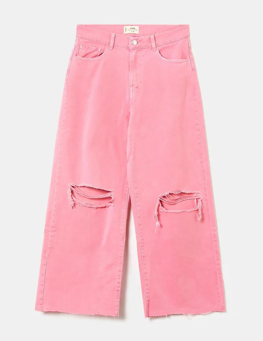 Kotty Women Flared High-Rise Slash Knee Stretchable Jeans