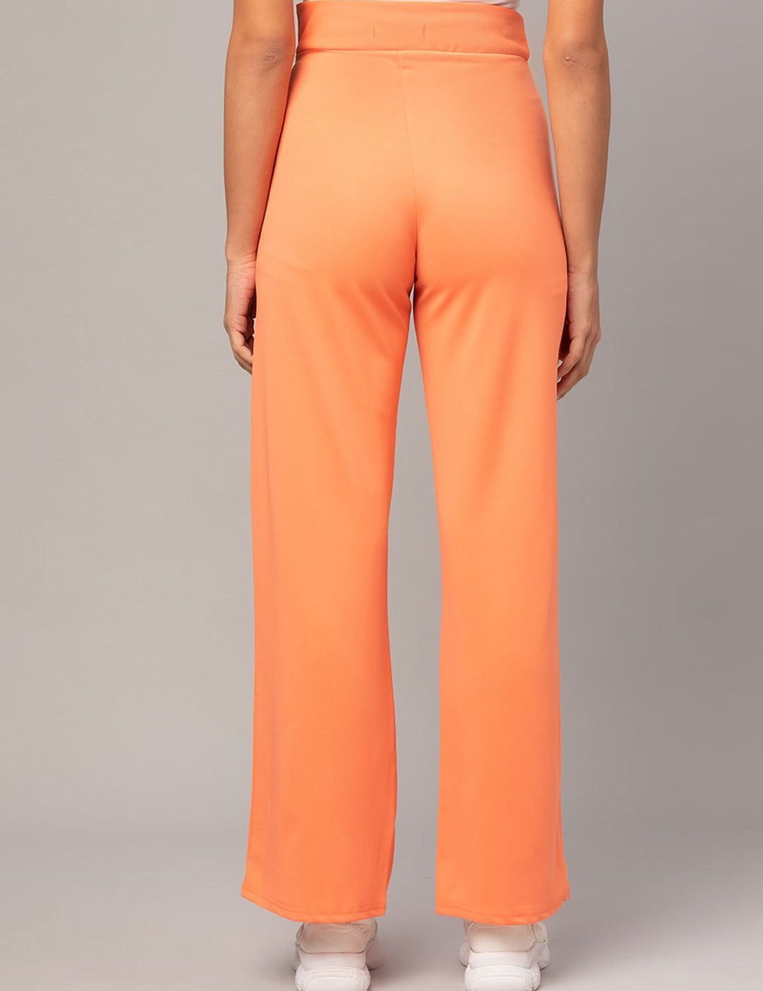 Kotty Women Pack Of 2 Straight Fit High-Rise Easy Wash Trousers