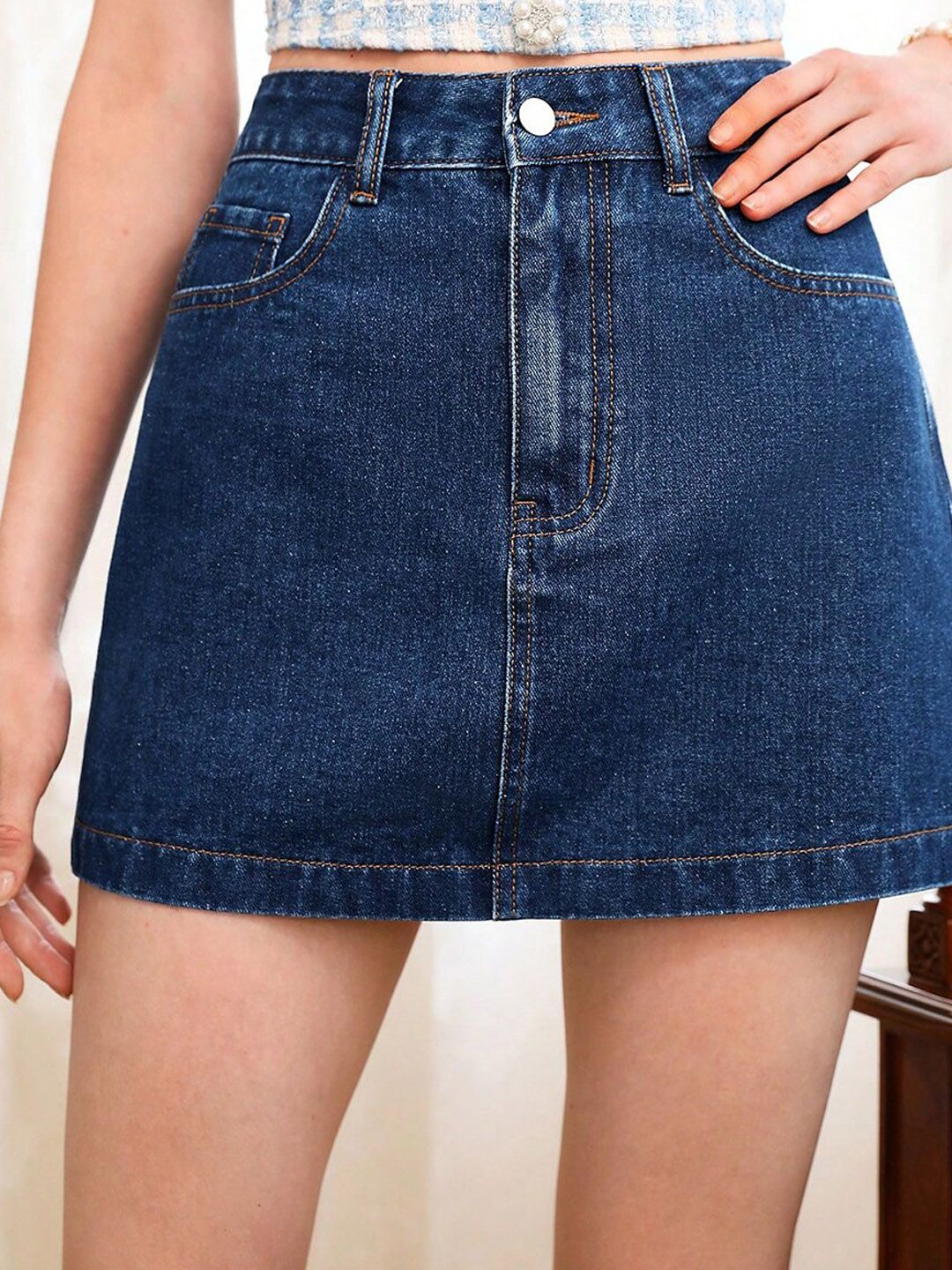 Stylecast X KOTTY Basics Straight Mini Skirts