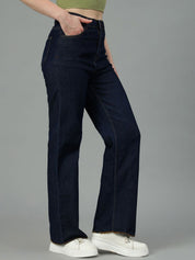 Kotty Women Jean Straight Fit High-Rise Stretchable Jeans