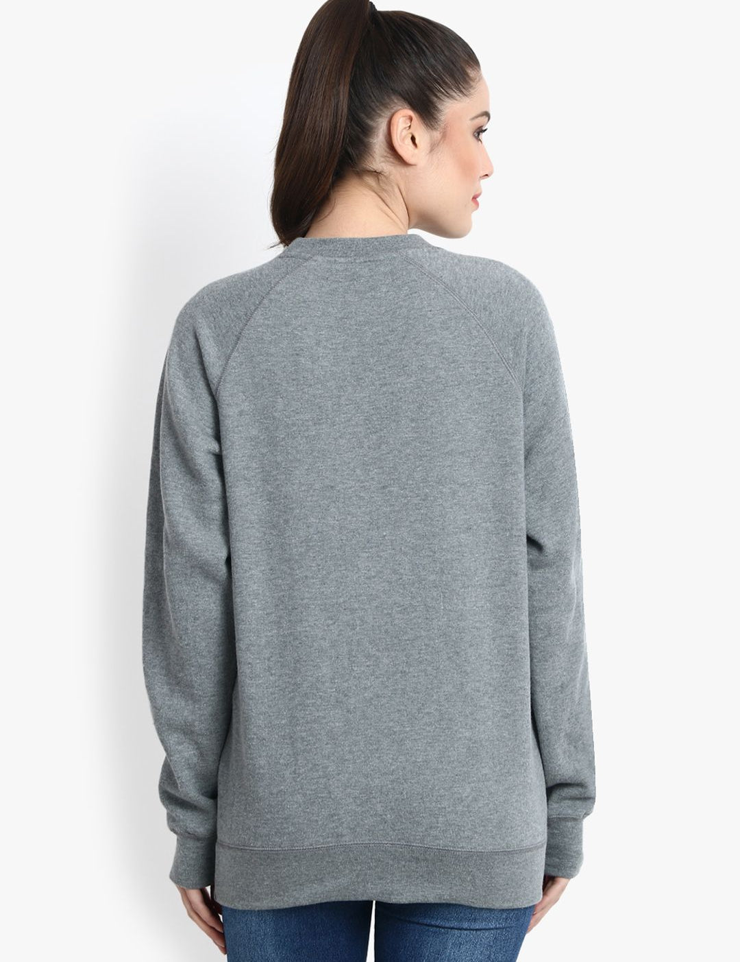Kotty Women Grey Printed Sweatshirt