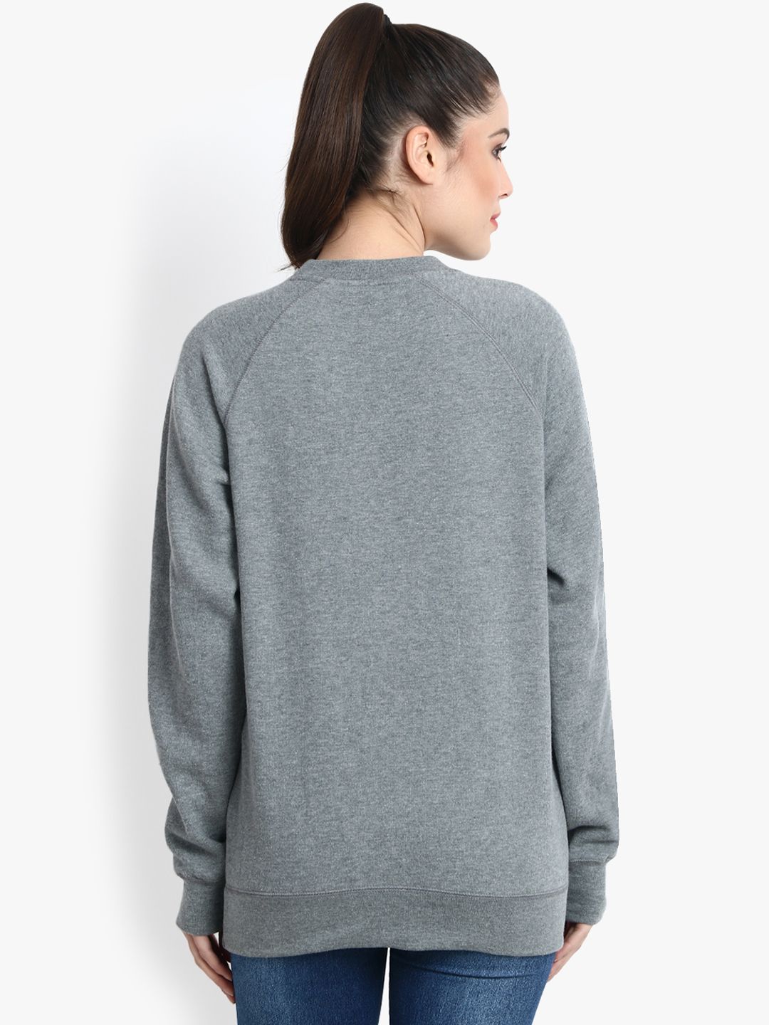 Kotty Women Grey Printed Sweatshirt