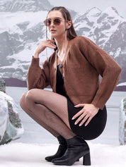 Kotty Women Cotton Crop Sweater