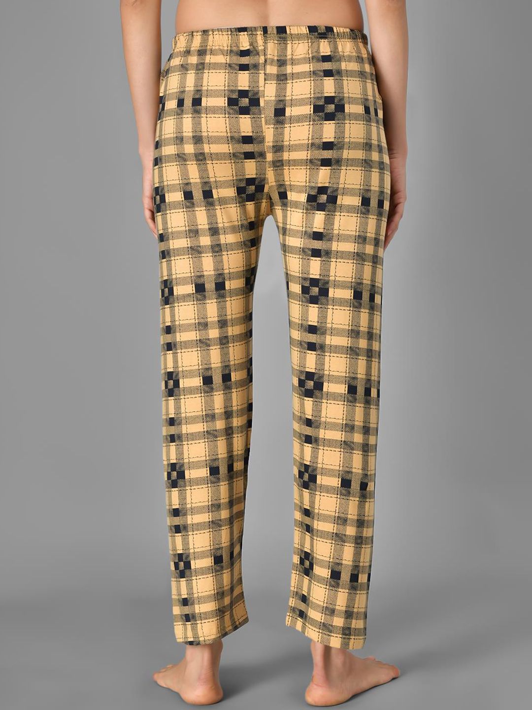 Kotty Checked Cotton Lounge Pants