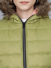 Kotty Women Green Lightweight Padded Jacket