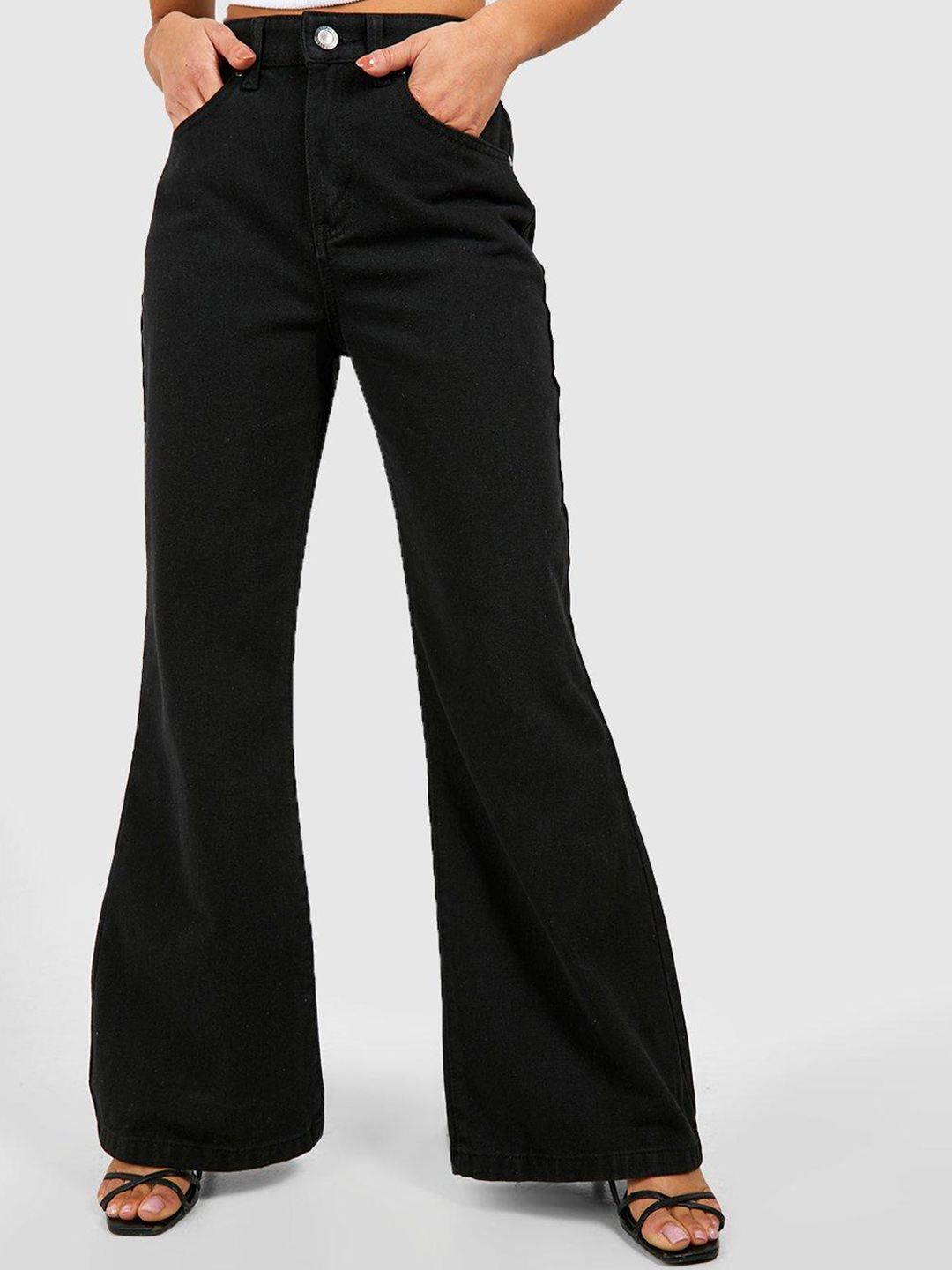 Kotty Women Jean Straight Fit High-Rise Cotton Stretchable Jeans