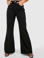 Kotty Women Jean Straight Fit High-Rise Cotton Stretchable Jeans