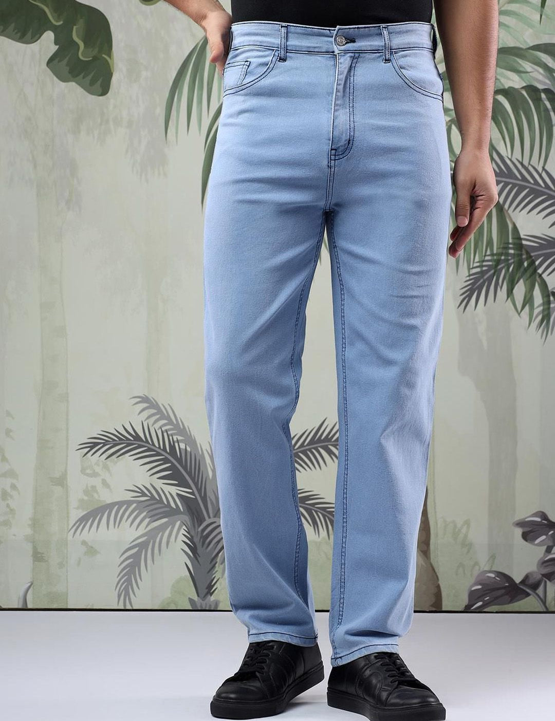 Kotty Men Low-Rise  Regular Fit Stretchable Jeans