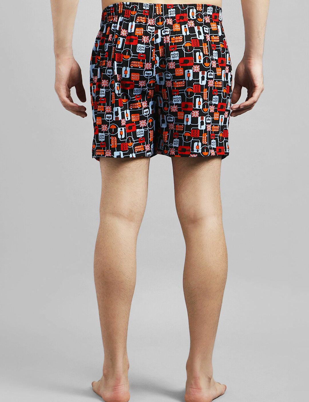 Kotty Men Pack of 2 Blue & Red Printed Boxers KTT2PCMENSBOXERSET39S