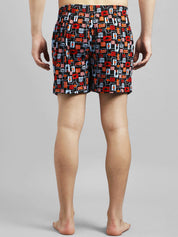 Kotty Men Pack of 2 Blue & Red Printed Boxers KTT2PCMENSBOXERSET39S