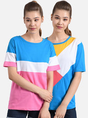 Kotty Women Pack Of 2 Round Neck T-shirts