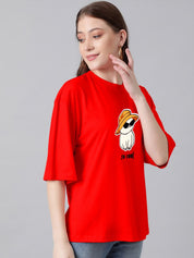 Kotty Graphic Printed Cotton T-shirt