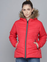 Kotty Women Red Lightweight Padded Jacket