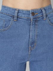 Kotty Women Blue Skinny Fit High-Rise Mildly Distressed Jeans