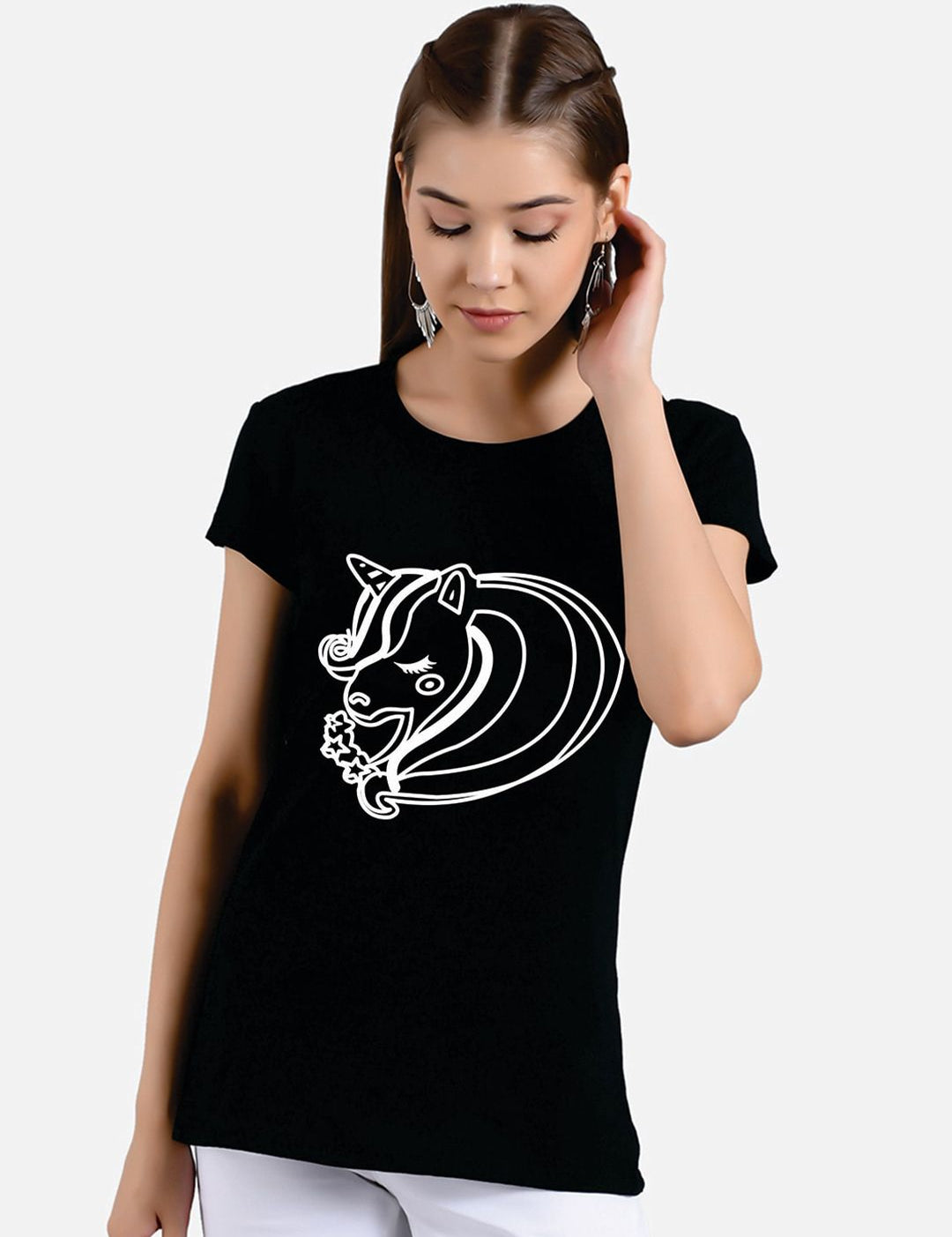 Kotty Graphic Printed Yoga T-shirt