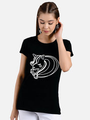 Kotty Graphic Printed Yoga T-shirt