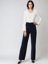 Kotty Scoop Neck Long Sleeves Thermal T-shirt With Trousers