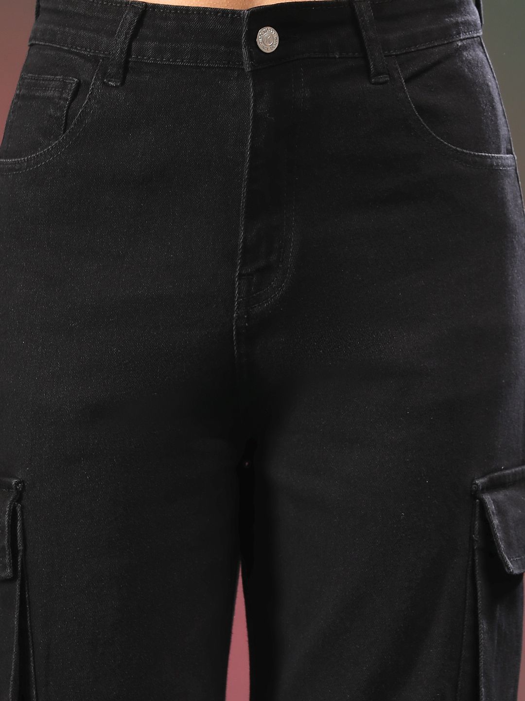 Kotty Women Straight Fit High-Rise Stretchable Jeans