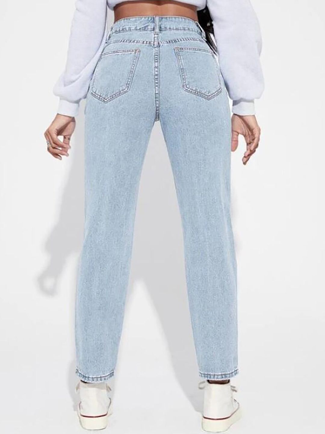 Kotty Women Blue Jean High-Rise Clean look Stretchable Jeans