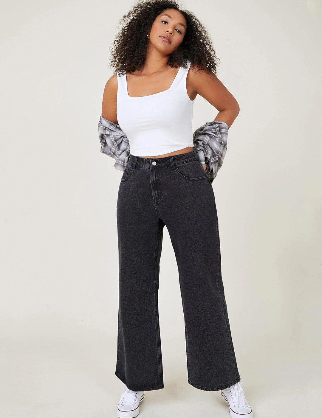 Kotty Women Jean Flared High-Rise Stretchable Jeans