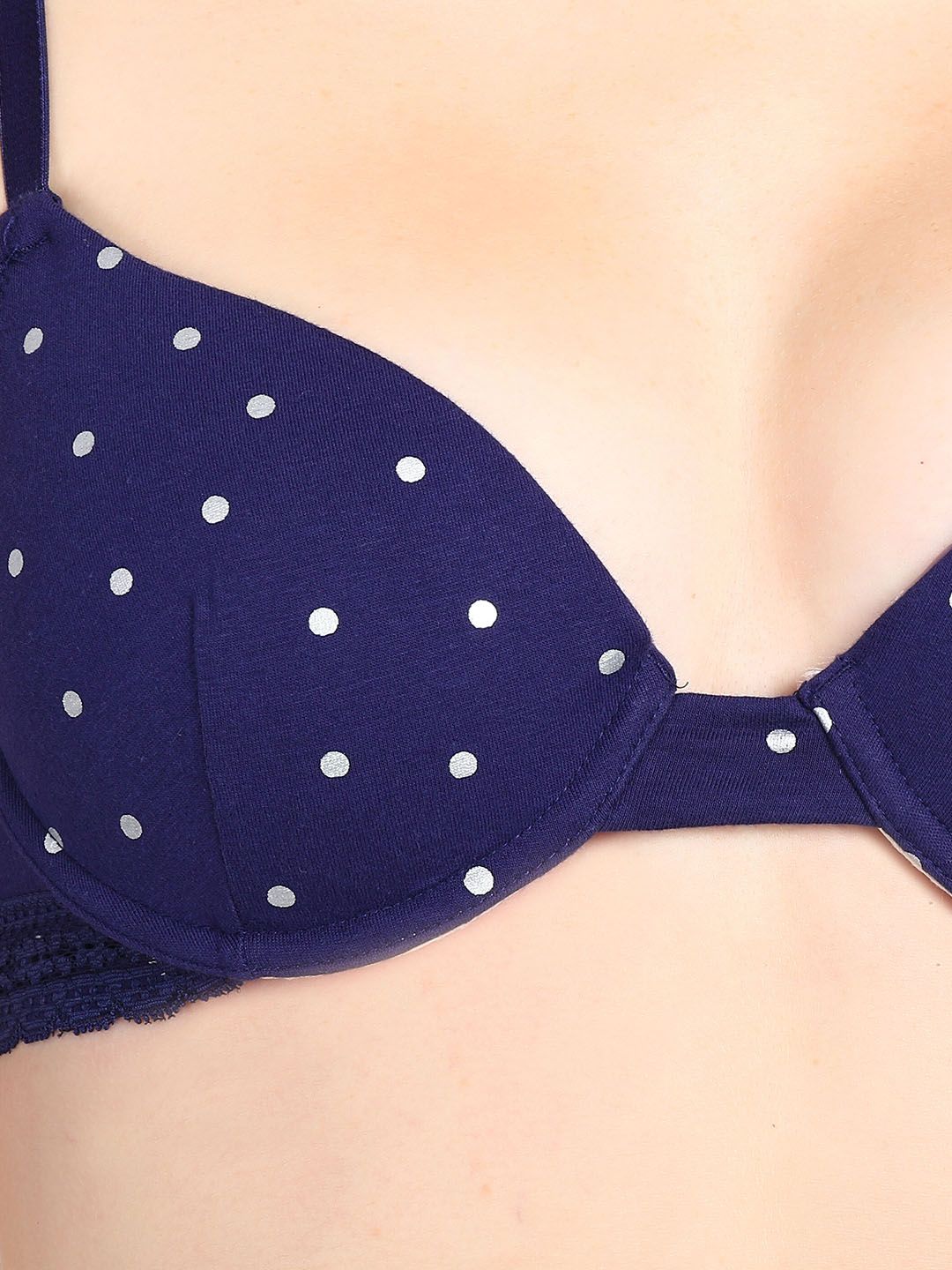 Kotty Women Blue Printed Lingerie Set KTTIW123