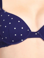 Kotty Women Blue Printed Lingerie Set KTTIW123