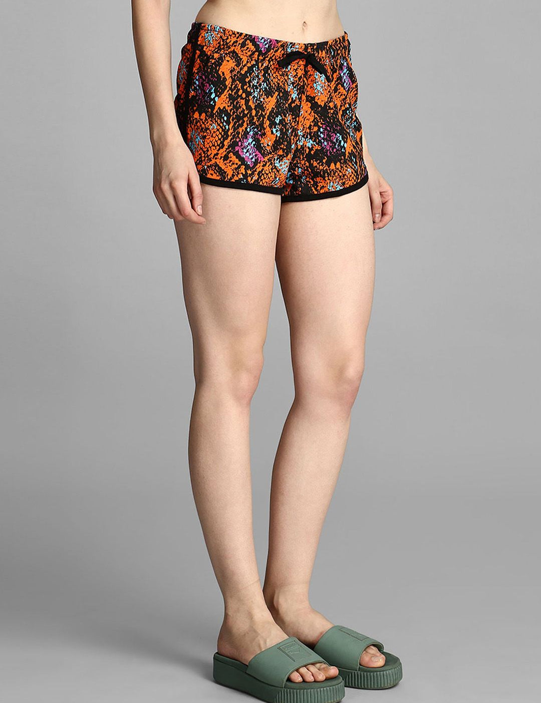 Kotty Women Animal Printed Regular Fit Low-Rise Hot Pants  Shorts