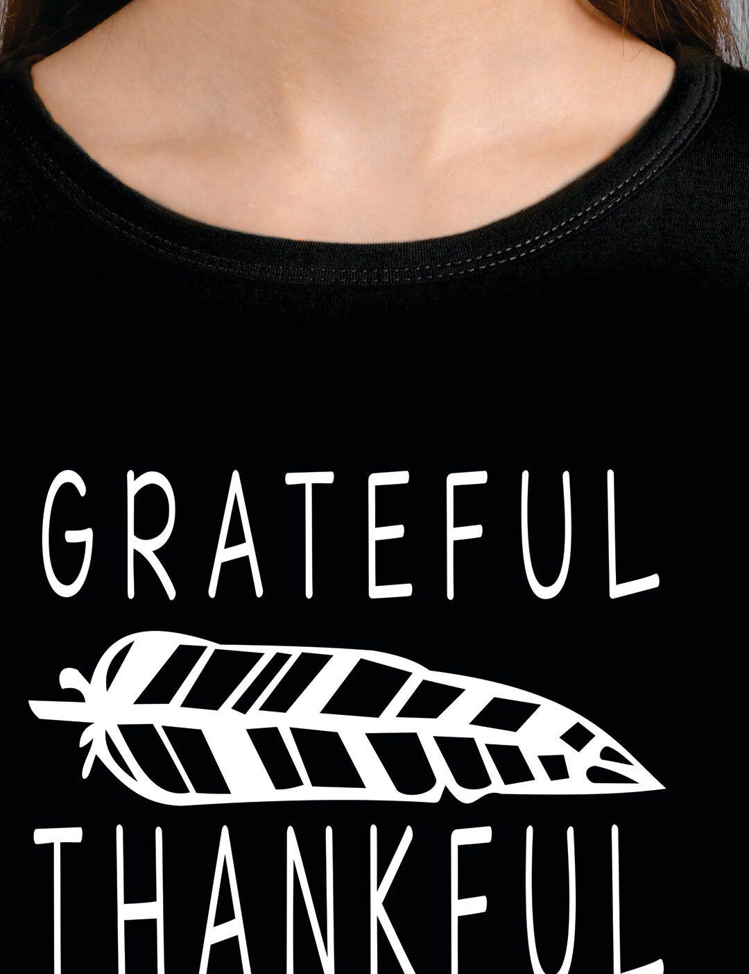 Kotty Women Black Printed Round Neck T-shirt