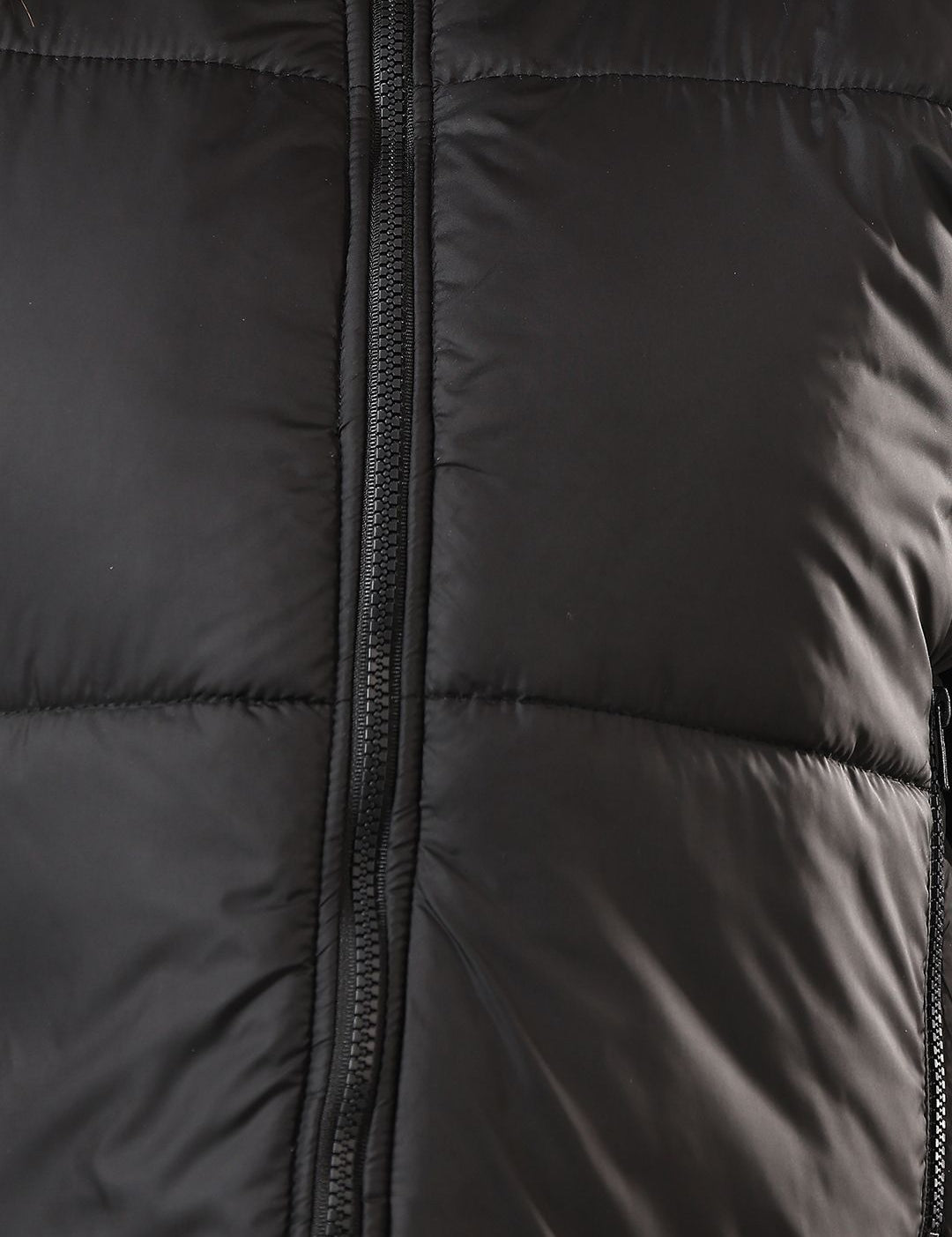 Kotty Women Mock Collar Solid Casual Puffer Insulator Jacket