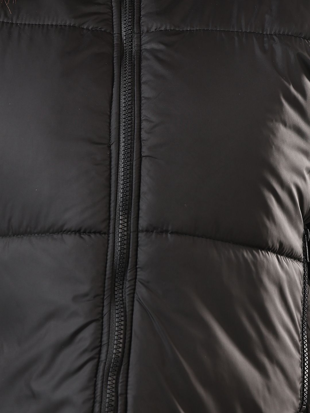 Kotty Women Mock Collar Solid Casual Puffer Insulator Jacket