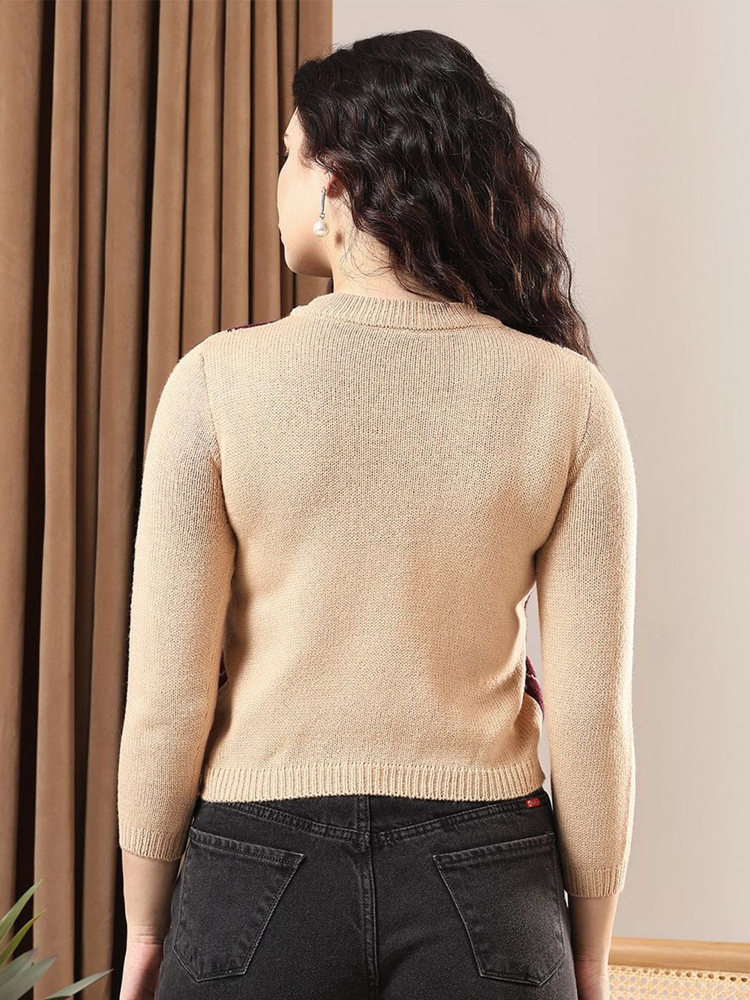 Kotty Women Crop Pullover Sweater