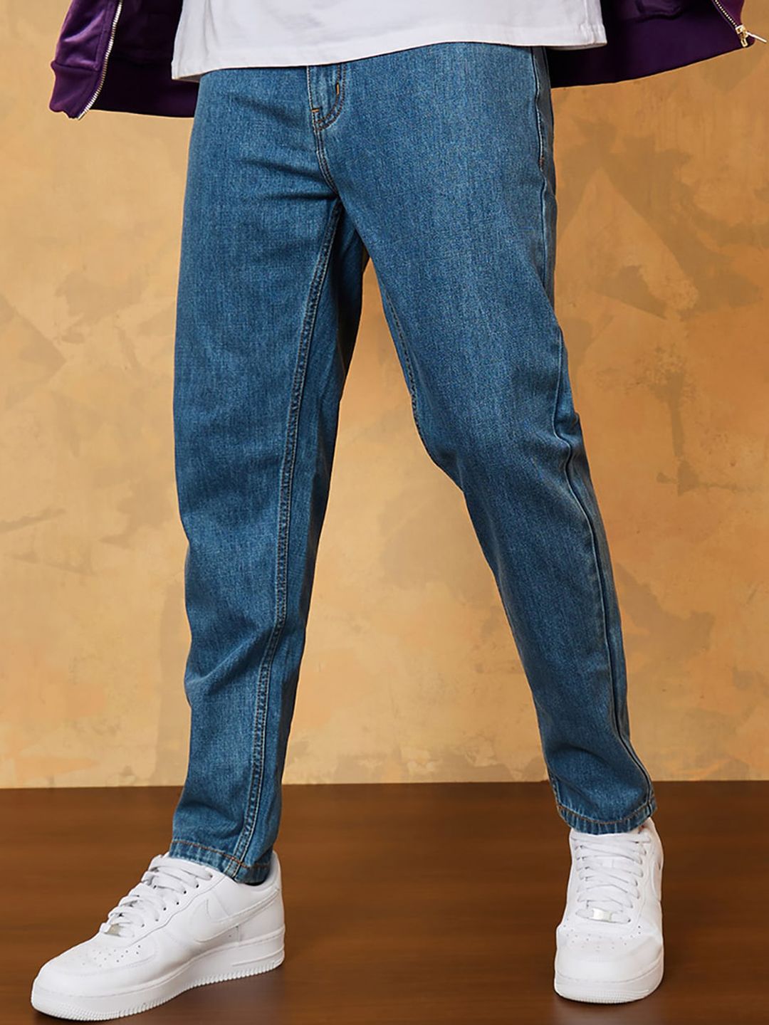 Kotty Men Jean Slim Fit Low-Rise Clean Look Stretchable Jeans