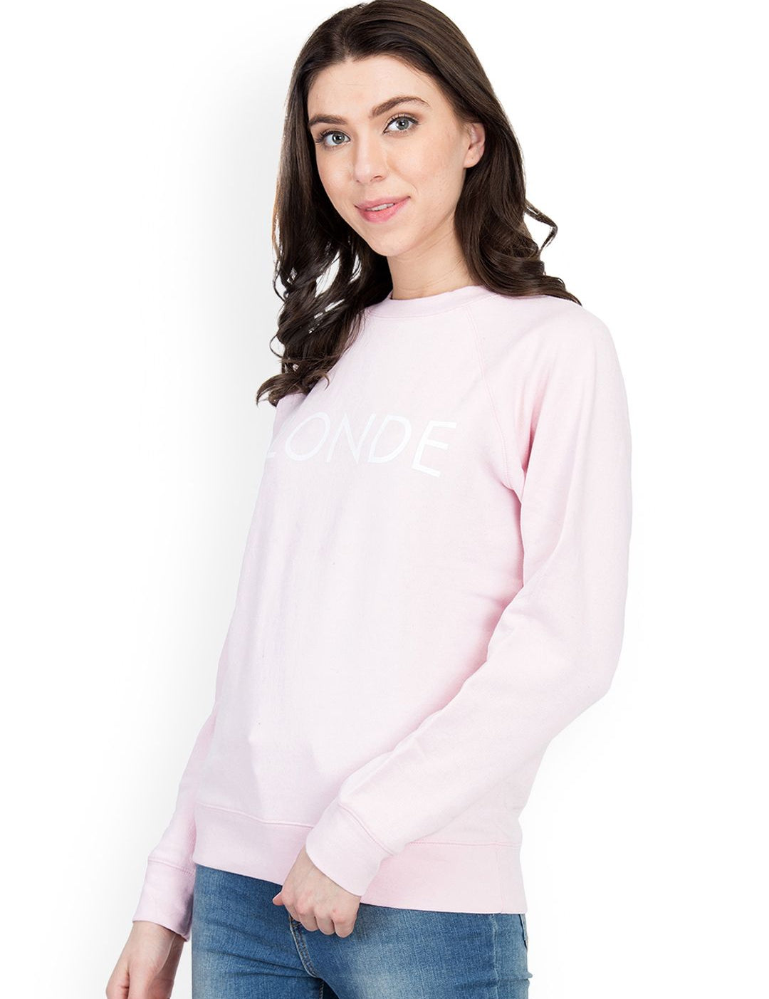 Kotty Women Pink Printed Sweatshirt