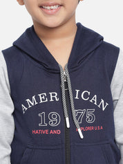 Kotty Boys & White Printed Sweatshirt