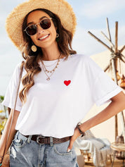 Kotty Round Neck Oversize Cotton T-shirt