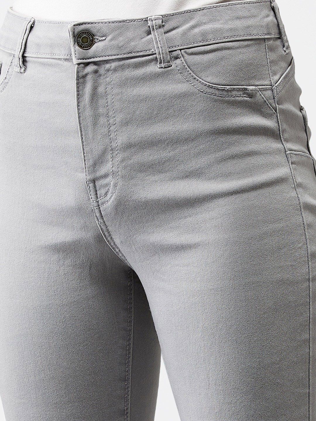 Kotty Women Grey Skinny Fit Jeans