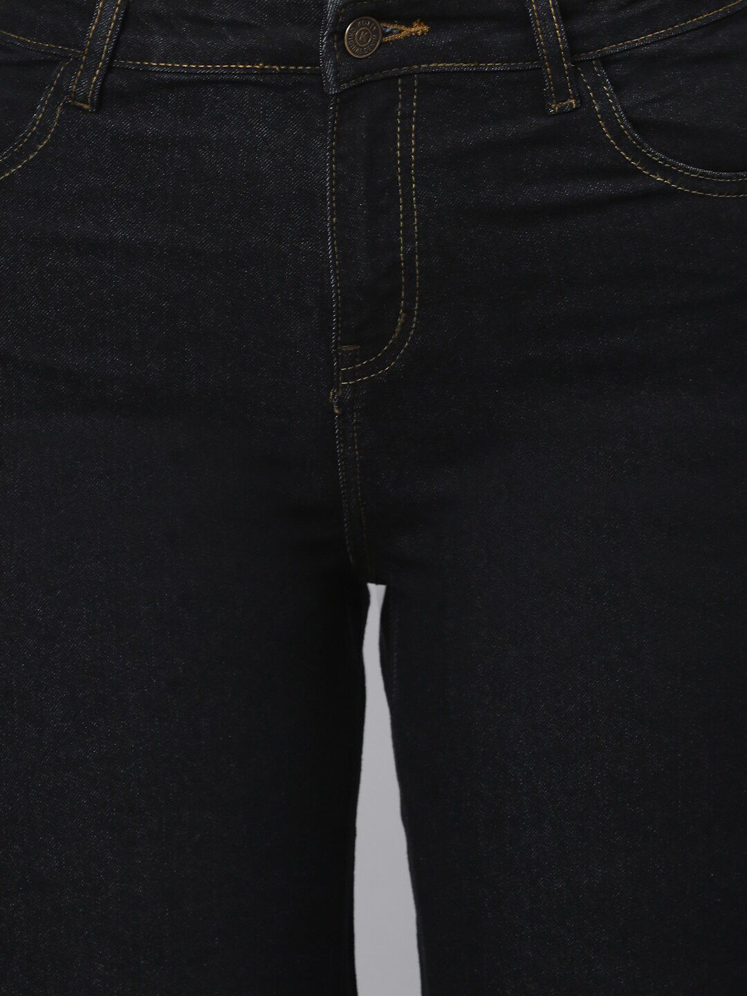 Kotty Women Blue Flared High-Rise Clean Look Jeans