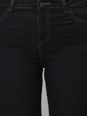 Kotty Women Blue Flared High-Rise Clean Look Jeans