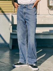 Kotty  Men Clean Look Straight Fit Heavy Fade Stretchable Jeans