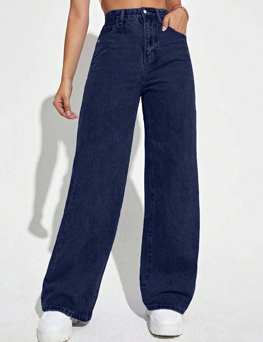 Kotty Women Wide Leg High-Rise Stretchable Jeans