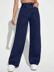Kotty Women Wide Leg High-Rise Stretchable Jeans