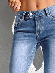 Kotty Women Jean Bootcut High-Rise Light Fade Stretchable Jeans