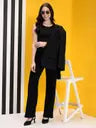 KOTTY Women Boot-Leg High Rise Black Jeans