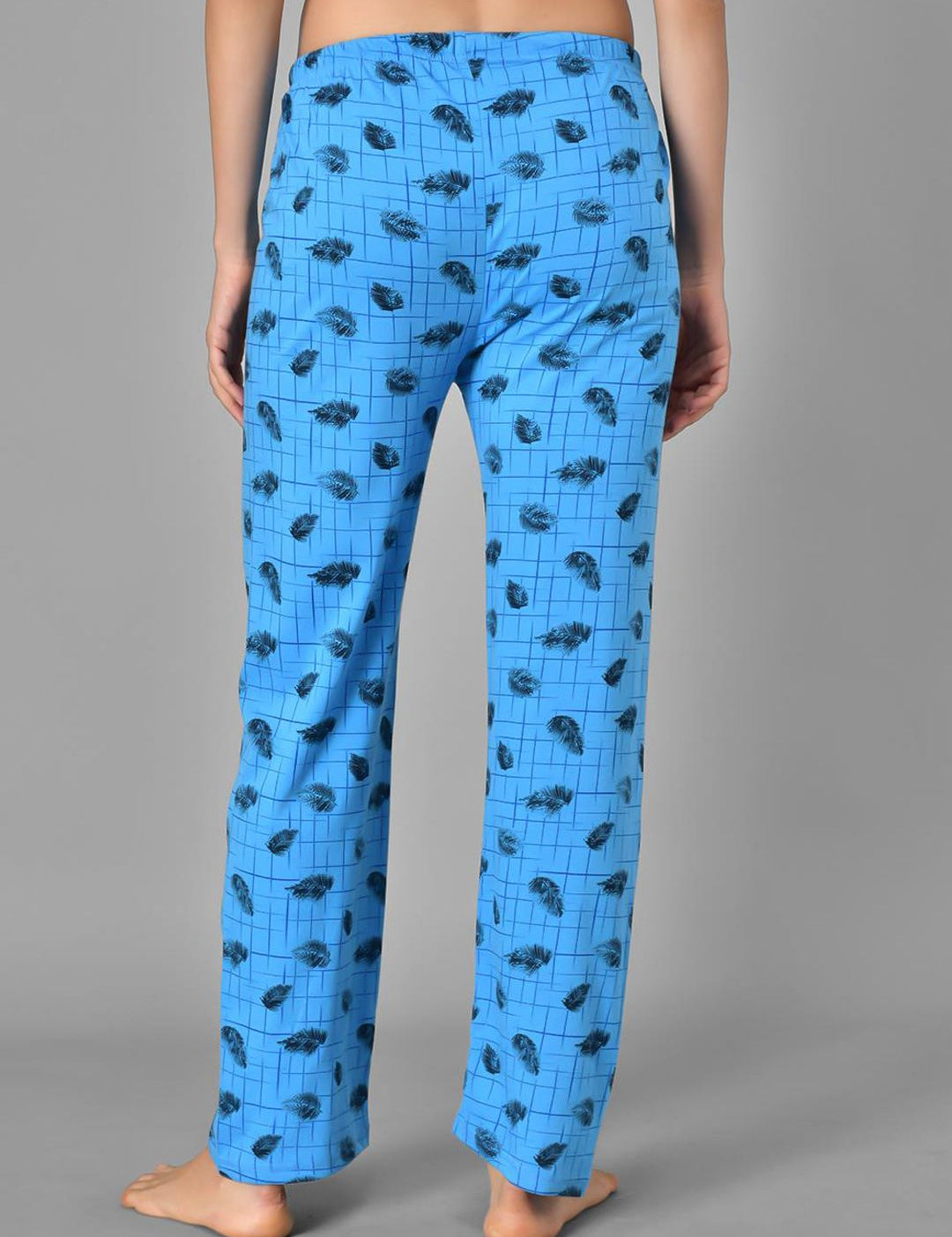 Kotty Women Printed & Checked Pure Cotton Lounge Pants