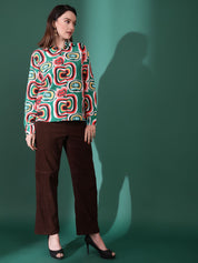 Kotty Women Opaque Printed Casual Shirt