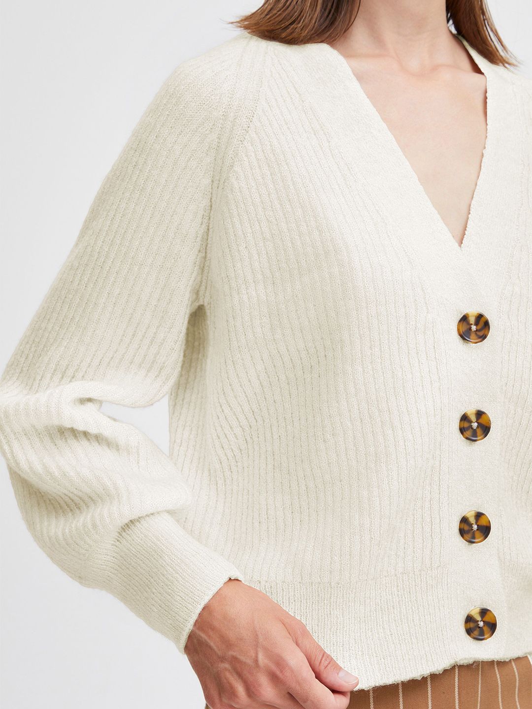 Kotty Women Ribbed Cardigan