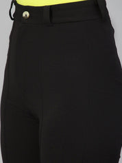 KOTTY BIZwear Women Relaxed Straight Fit High-Rise Easy Wash Trousers