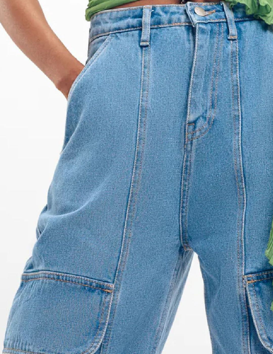 Kotty Women Jean Wide Leg High-Rise Stretchable Jeans